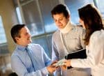 Doctors discussing options with a patient after an Alaska car accident.